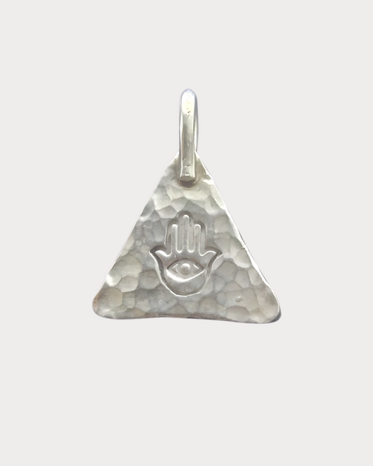 Triangle Hamsa Pendant